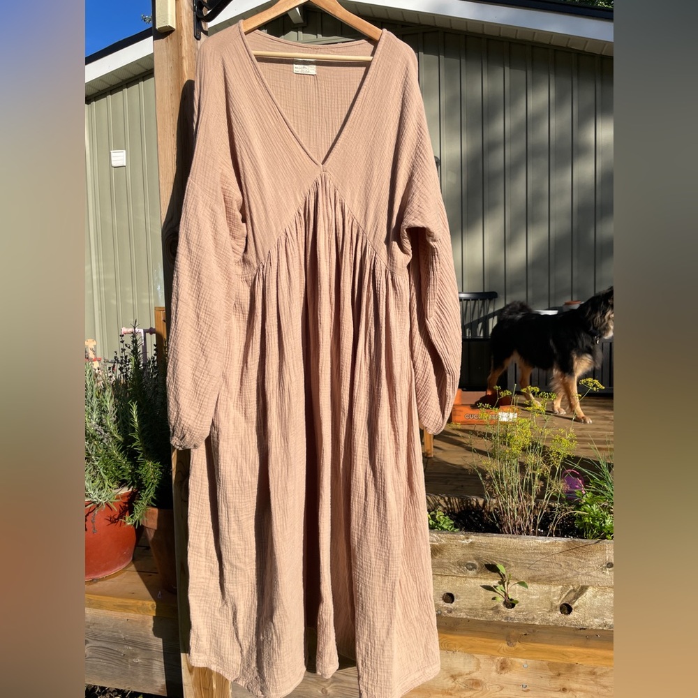 Bohme Dusty Pink Long Sleeve Dress